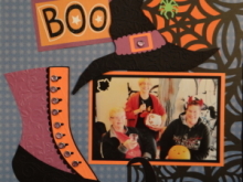 Halloween Scrapbook Album 1