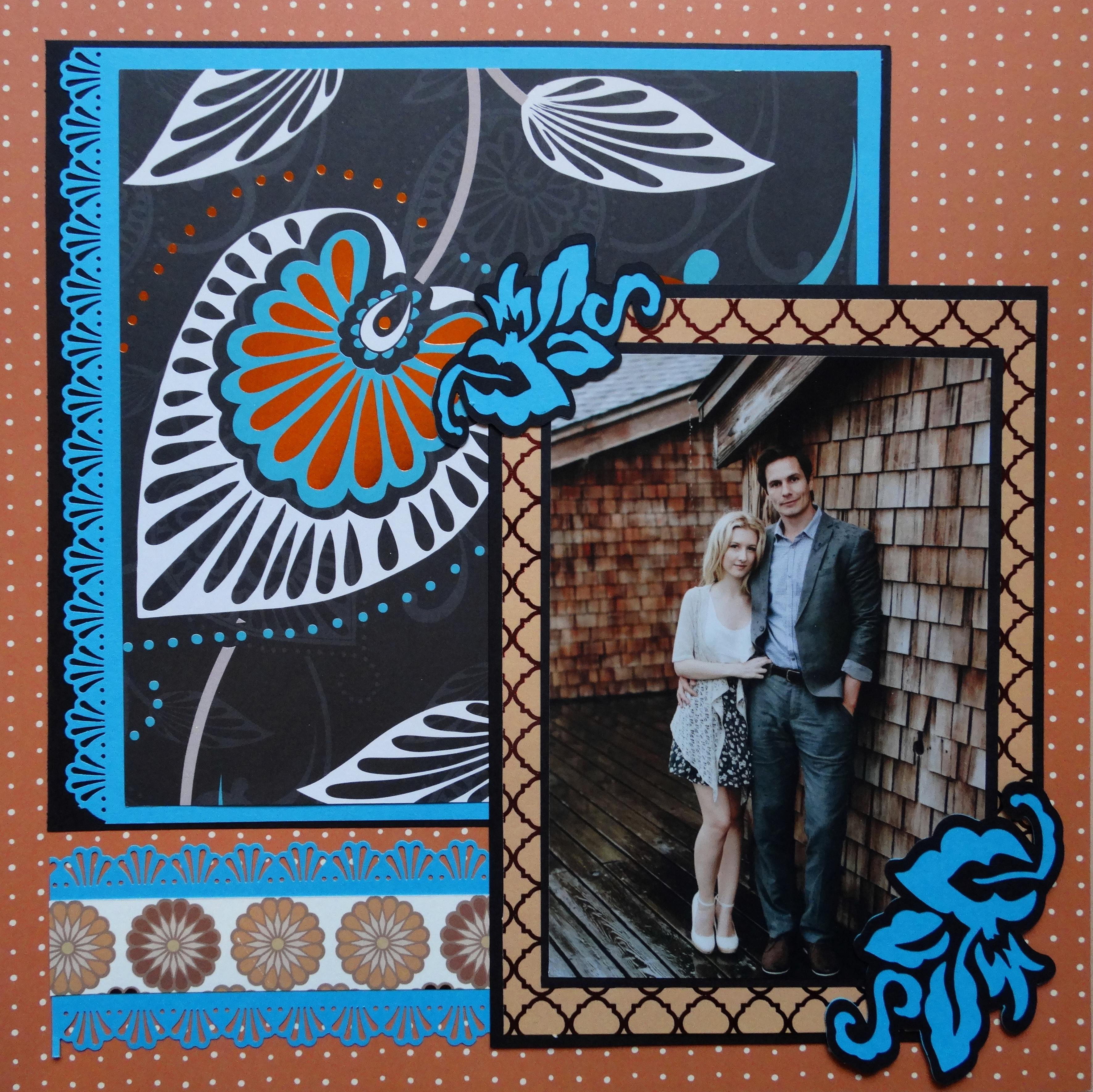 Wedding Scrapbook 5 Engagement - Me and My Cricut