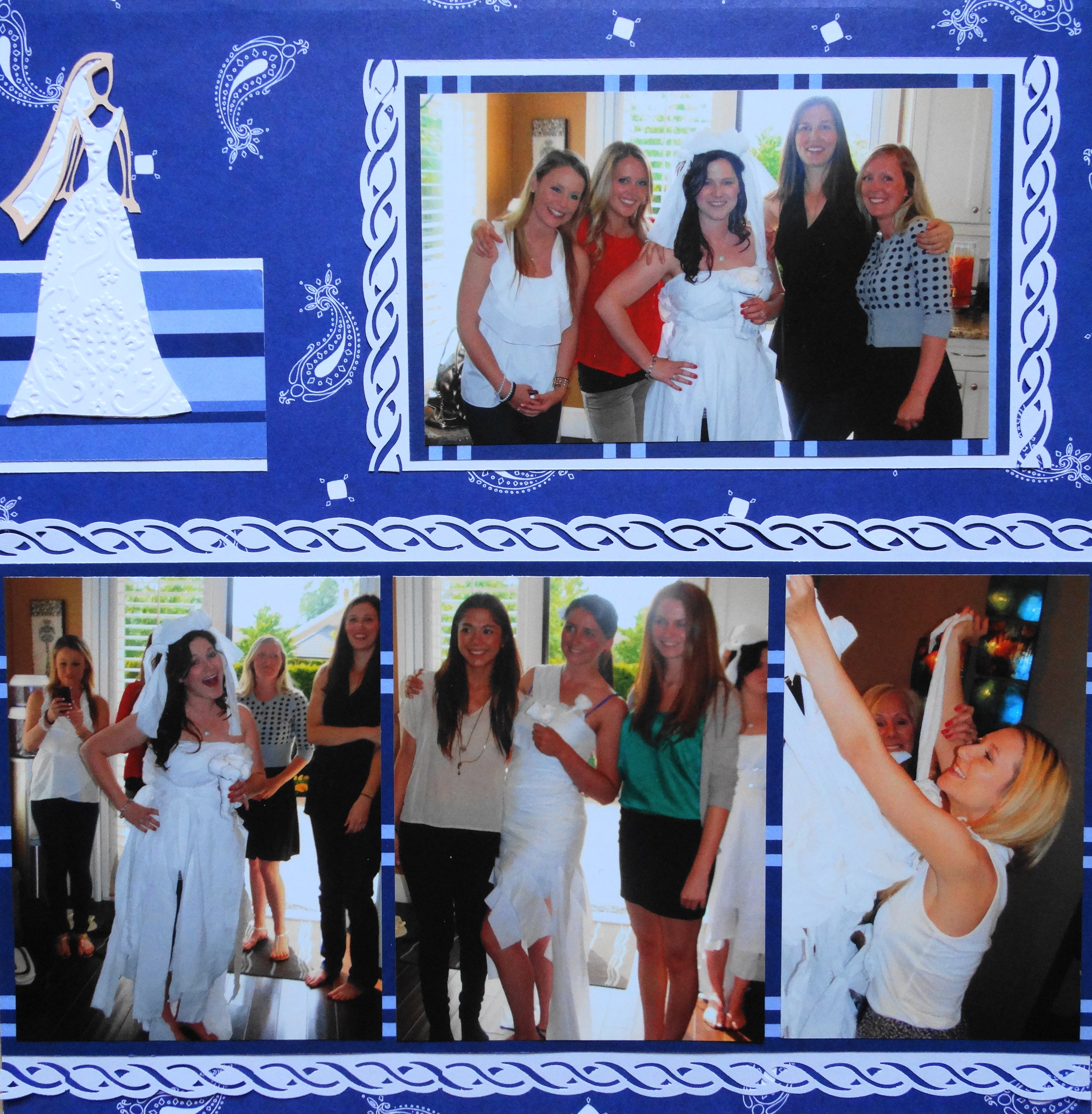 Wedding Scrapbook 5 Engagement - Me and My Cricut