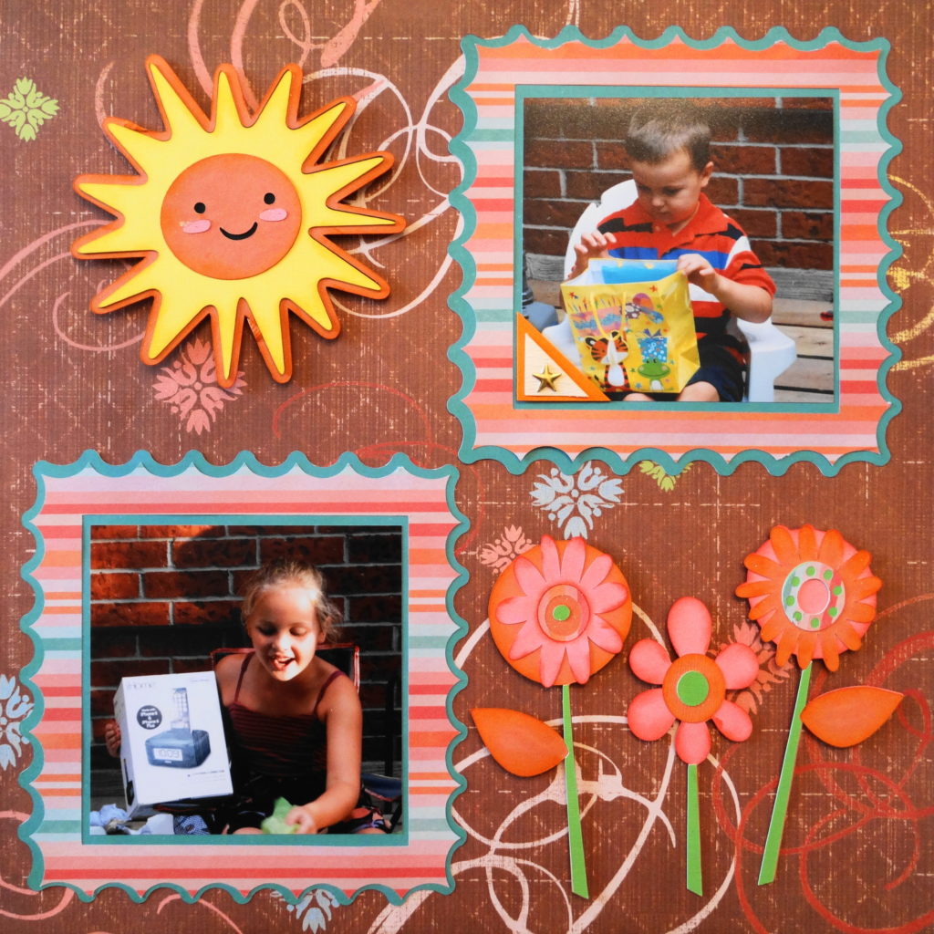 Cricut Pool Scrapbook Idea to Make the Best Layout for Summer Memories -  Sunflower Paper Crafts