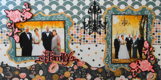 Wedding Scrapbook 5 Engagement - Me and My Cricut